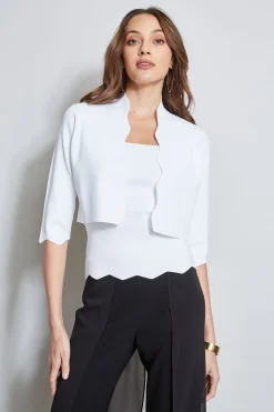 Elie Tahari Tops & Sweaters-Scallop Hem Sweater Tank