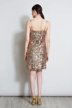 Elie Tahari Dresses & Jumpsuits|Sleeveless Dresses-Sequin Cowl Dress