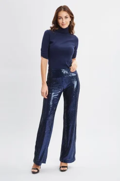 Elie Tahari Bottoms-Sequin Pant