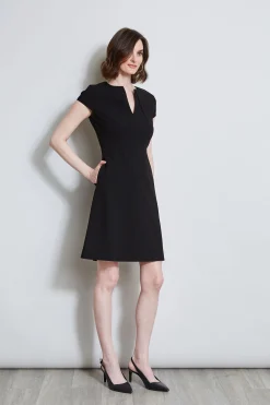 Elie Tahari Dresses & Jumpsuits|Short Sleeve Dresses-Short Sleeve Dart Dress