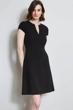Elie Tahari Dresses & Jumpsuits|Short Sleeve Dresses-Short Sleeve Dart Dress