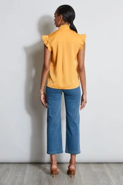 Elie Tahari Tops & Sweaters-Silk Cascade Ruffle Shirt