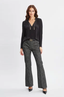 Elie Tahari Tops & Sweaters-Silk Chain Tassel Shirt