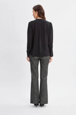 Elie Tahari Tops & Sweaters-Silk Chain Tassel Shirt