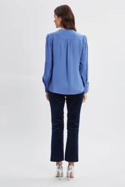 Elie Tahari Tops & Sweaters-Silk Chain Tassel Shirt