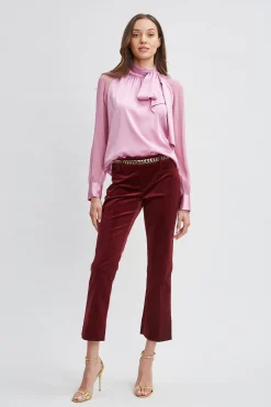 Elie Tahari Tops & Sweaters|Suiting-Silk Chiffon Sleeve Tie Shirt