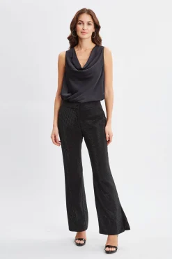 Elie Tahari Tops & Sweaters-Silk Satin Cowl Neck Top