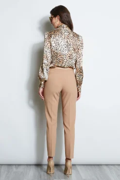 Elie Tahari Tops & Sweaters-Silk Satin Winter Safari Shirt