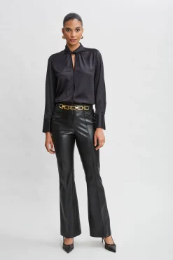 Elie Tahari Tops & Sweaters|Suiting-Silk Twist Neck Shirt