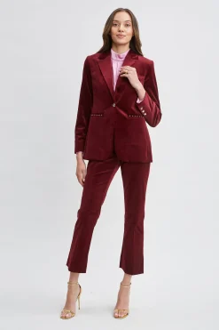 Elie Tahari Jackets & Blazers|Suiting-Single Button Velvet Blazer