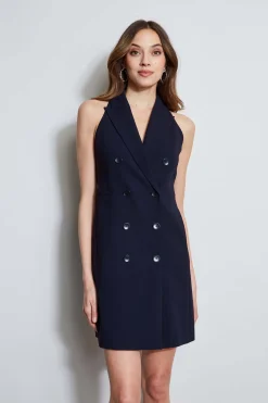 Elie Tahari Dresses & Jumpsuits|Sleeveless Dresses-Sleeveless Double Breasted Blazer Dress