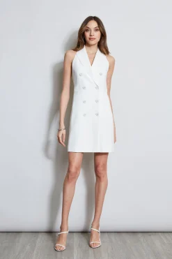 Elie Tahari Dresses & Jumpsuits|Sleeveless Dresses-Sleeveless Double Breasted Blazer Dress