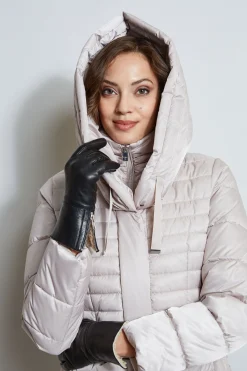 Elie Tahari Coats-Tahari Double Layer Long Puffer Coat