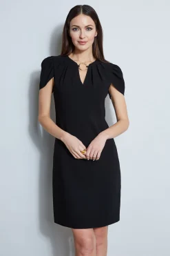 Elie Tahari Dresses & Jumpsuits|Short Sleeve Dresses-Tulip Ring Shift Dress