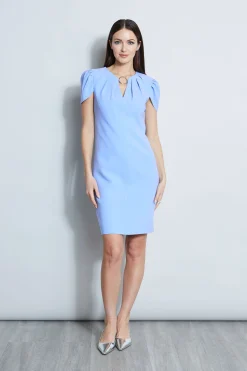 Elie Tahari Dresses & Jumpsuits|Short Sleeve Dresses-Tulip Ring Shift Dress