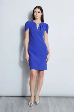 Elie Tahari Dresses & Jumpsuits|Short Sleeve Dresses-Tulip Ring Shift Dress