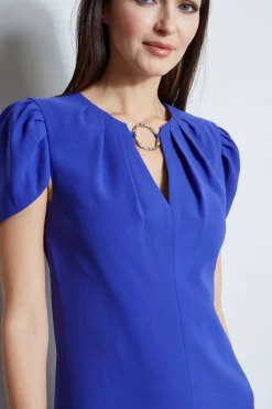 Elie Tahari Dresses & Jumpsuits|Short Sleeve Dresses-Tulip Ring Shift Dress