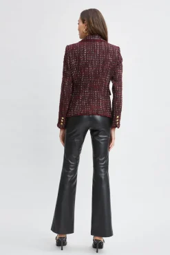 Elie Tahari Jackets & Blazers|Suiting-Tweed Single Button Blazer