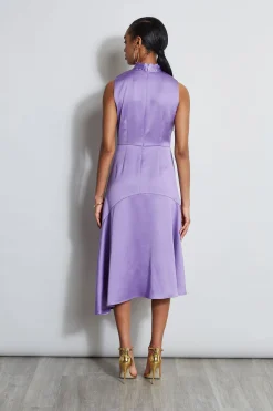 Elie Tahari Dresses & Jumpsuits|Sleeveless Dresses-Twist Neck Satin Dress