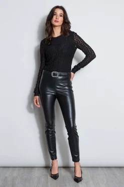 Elie Tahari Bottoms-Vegan Leather Legging