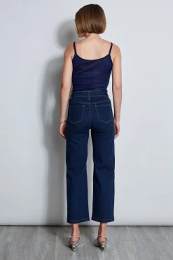Elie Tahari Bottoms-Wide Leg Jean