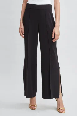 Elie Tahari Bottoms|Suiting-Wide Leg Slit Pant
