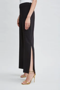 Elie Tahari Bottoms|Suiting-Wide Leg Slit Pant