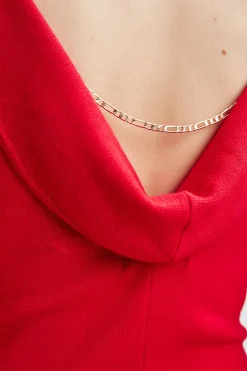 Elie Tahari Dresses & Jumpsuits-Wool Draped Chain Sweater Dress