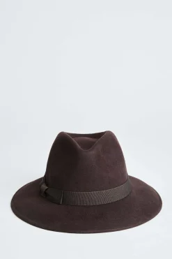 Elie Tahari Fragrance|Gloves-Wool Fedora Hat